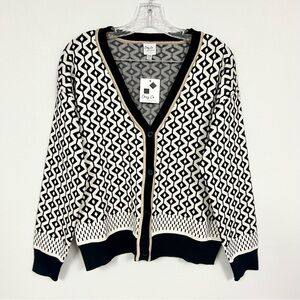 COZY CO 🎬 Graphic Cardigan Sweater - Size M